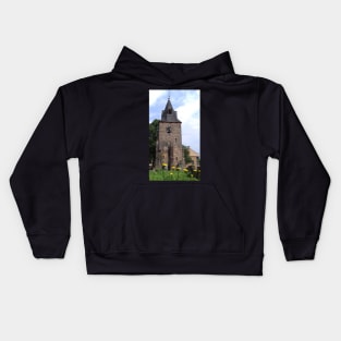 Church Tower, Rutherglen Old Parish Church, Scotland Kids Hoodie